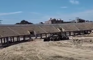 Piura: Obra del estadio Miguel Grau está paralizada y con retraso