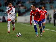 Perú perdió ante la selección chilena que terminó con 10 jugadores