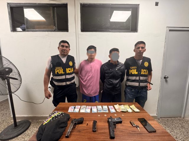 Hermanos detenidos por asalto y robo