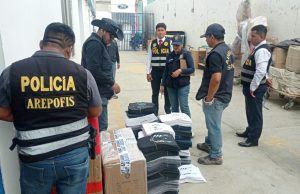Piura: Incautan mercadería valorizada en más de 15 mil soles