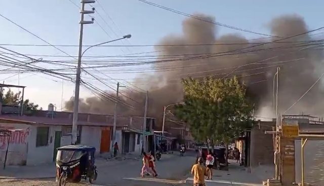 Incendio en Castilla