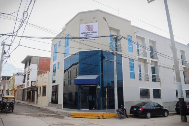 modulo penal de sullana donde se instala el Juzgado Colegiado