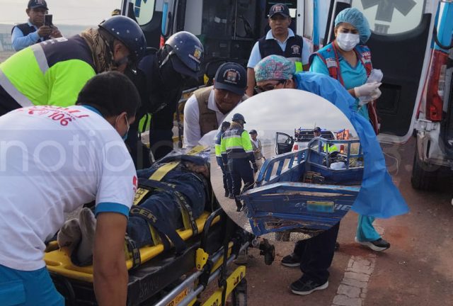 Accidente motofurgon