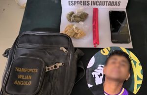 Piura: La Policía lo interviene en una mototaxi con droga y un cartucho de dinamita