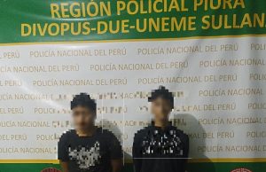 Piura: Detienen a dos adolescentes con un arma de fuego en Sullana