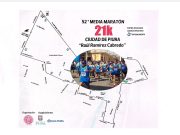 Establecen el recorrido de la 52.° Media Maratón “Ciudad de Piura”