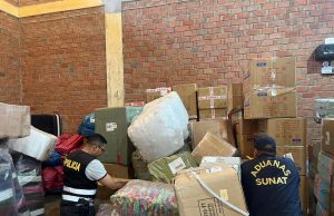 Piura: Incautan pirotécnicos y productos de contrabando en la zona industrial
