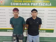 Piura: Roban motocicleta pero la Policía la recupera y detiene a dos