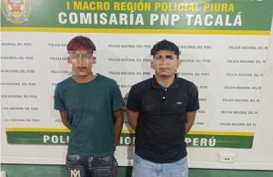 Piura: Roban motocicleta pero la Policía la recupera y detiene a dos