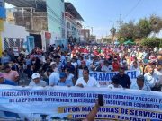 Chulucanas: EPS Grau promete mejorar agua y alcantarillado tras marcha ciudadana
