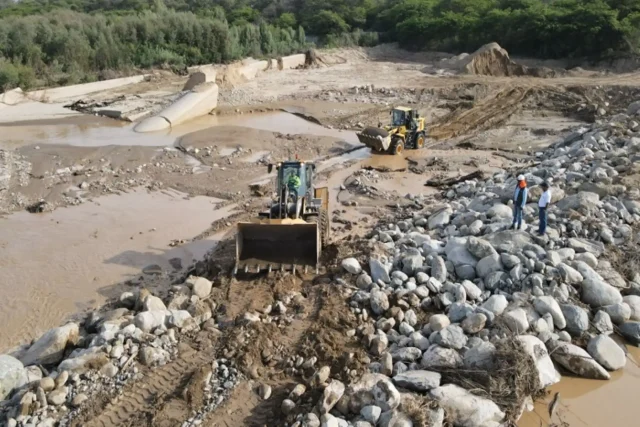 La ANA descolmata los cauces del río y quebradas