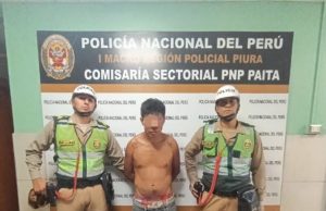 Paita: Detienen a sujeto con explosivos vinculado a extorsiones