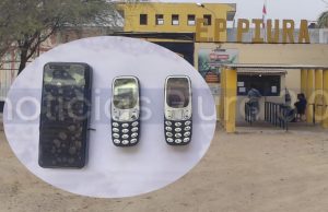 Encuentran tres teléfonos celulares dentro del penal de Piura