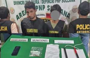 Piura: Dos detenidos en Nueva Sullana con dinamita y nota extorsiva