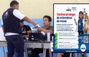 ONPE recibe tachas y excusas de miembros de mesa para 2026