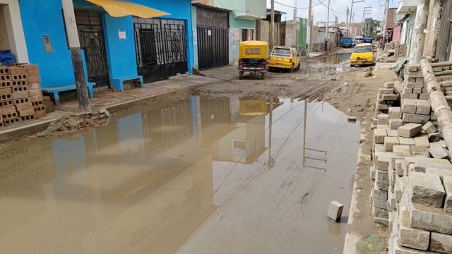 Calles malogradas de Catacaos
