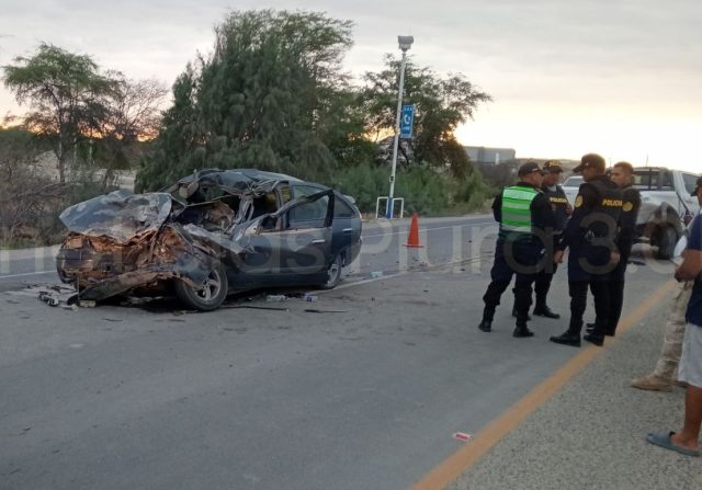 Accidente en la carretera Paita - Piura