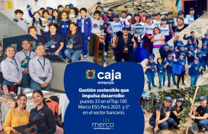 Caja Arequipa logra puesto 33 y Top 5 bancario en MERCO