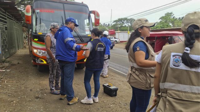 Megaoperativo conjunto de Sutran en Sullana