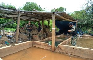 Piura: Destruyen planta y maquinaria para la extracción ilegal de oro en Ayabaca
