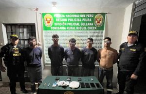 Policía captura a presunta banda de microcomercialización de drogas