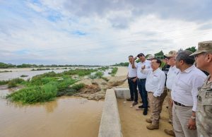 Piura: Presidente solo inspeccionó compuerta Los Ejidos durante su visita