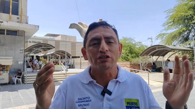 Jacinto Llacsahuanga, candidato a diputado de Primero La Gente