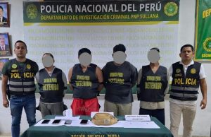 Caen “Los Malditos de Santa Sofía” por presunta extorsión en Paita