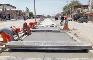 Piura: Obra de avenida Don Bosco alcanza 75 % de avance