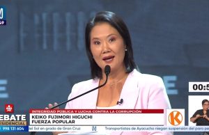 Keiko Fujimori: “mano dura” para recuperar el orden, el desarrollo económico y social