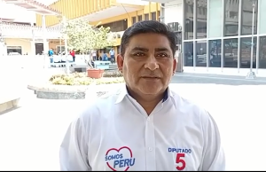 Johnny Dioses propone combatir inseguridad desde el Congreso