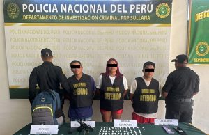 Capturan a dos hombres y una mujer con droga y arma