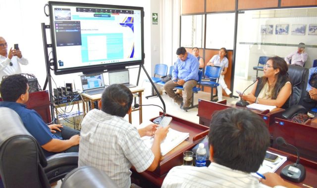 Informe Fiscalización Consejo Regional avenida Sullana