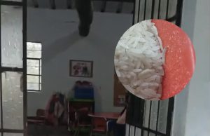 Huancabamba: Hallan gusanos y gorgojos en arroz en colegio inicial