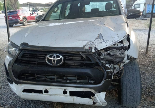 Camioneta que arrolló a una familia en Chulucanas