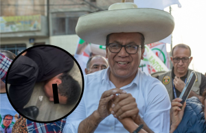 Policía interviene a hombre armado durante mitin de Roberto Sánchez en Huaral