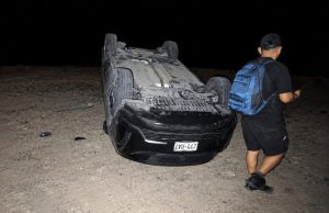 Despiste en la vía Piura–Sullana deja dos personas heridas