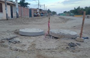 Piura: Obra vial de Los Algarrobos paralizada por déficit de S/ 9,7 millones