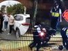 Extranjero embiste a agente de Serenazgo y fuga termina en captura