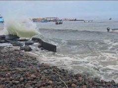 Oleaje anómalo obliga al cierre temporal de puertos en Piura