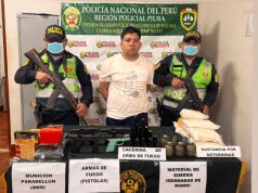 Piura: Detienen a “El gringo” con armamento de guerra y droga en Suyo