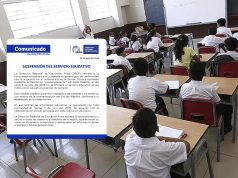 Colegios públicos de Piura no tendrán clases este lunes