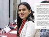 Silvana Robles responde tras suspensión: “Mi voto fue por la Lista 2”