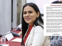 Silvana Robles responde tras suspensión: “Mi voto fue por la Lista 2”