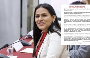 Silvana Robles responde tras suspensión: “Mi voto fue por la Lista 2”