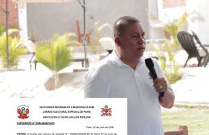 JEE observa a postulación de Pedro Alama y rechaza lista de consejeros de Perú Primero