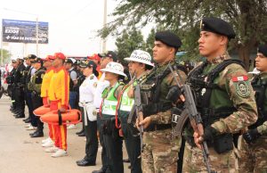 Piura: Más de 2 500 policías brindarán seguridad durante las Fiestas Patrias