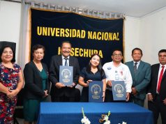 Universidad Nacional de Sechura presenta su escudo institucional en su segundo aniversario